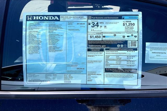 New 2026 Honda Civic Sport image 18
