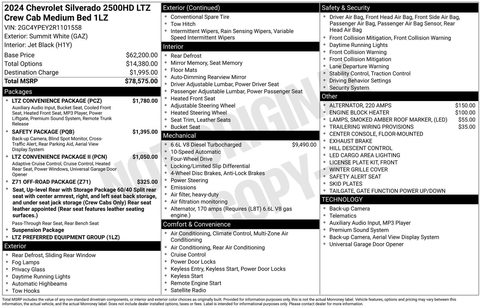 Certified 2024 Chevrolet Silverado 2500 LTZ w/ LTZ Convenience Package image 38