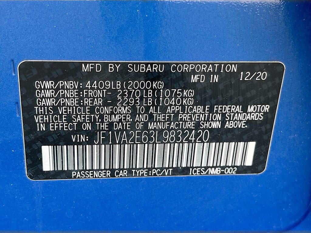 Used 2020 Subaru WRX STI image 31