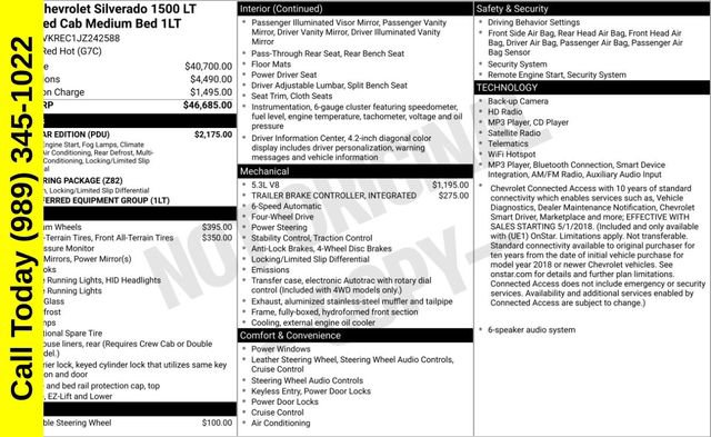 Used 2018 Chevrolet Silverado 1500 LT w/ All Star Edition AWD/4WD image 2