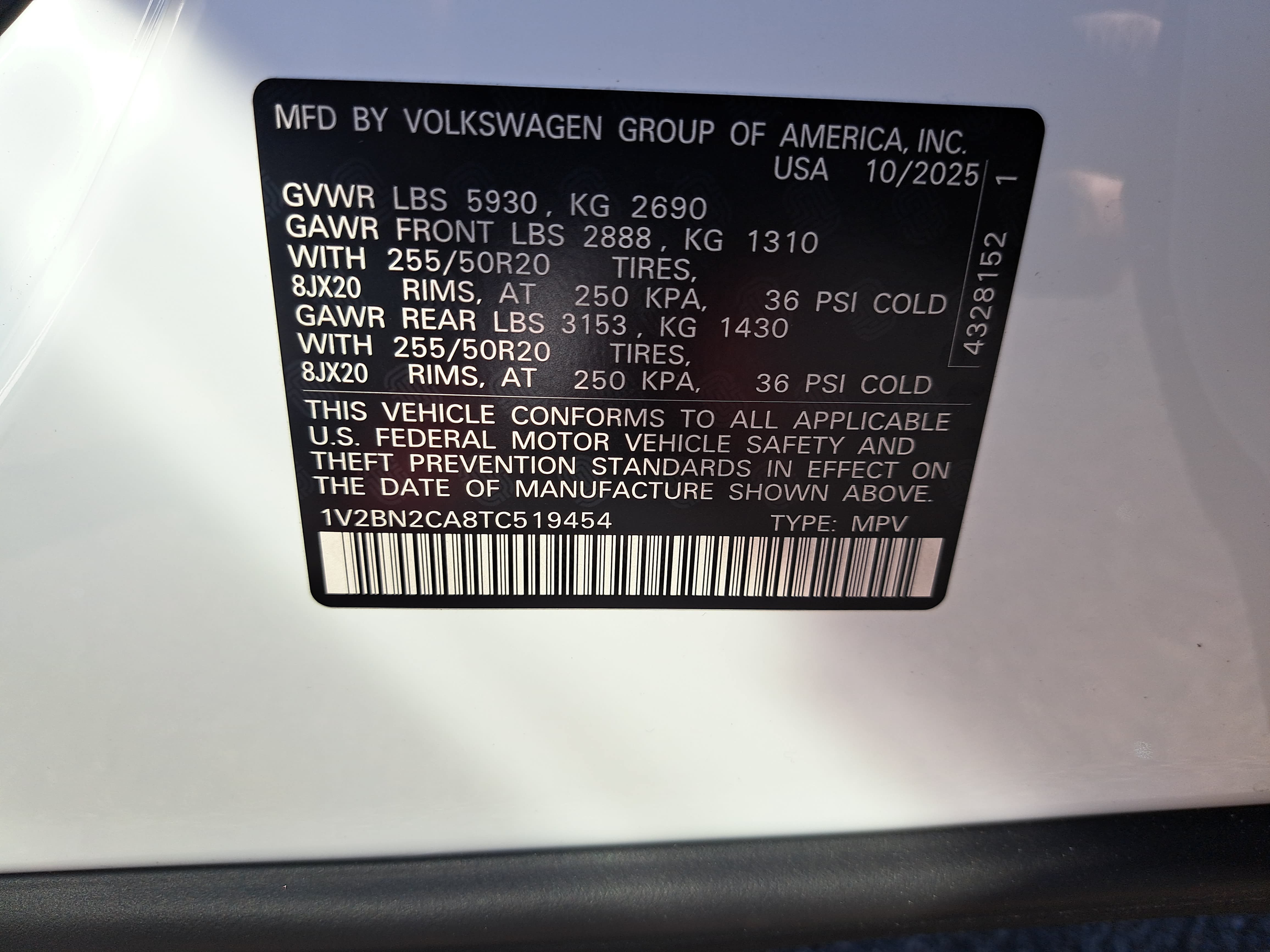 New 2026 Volkswagen Atlas SEL AWD/4WD image 35