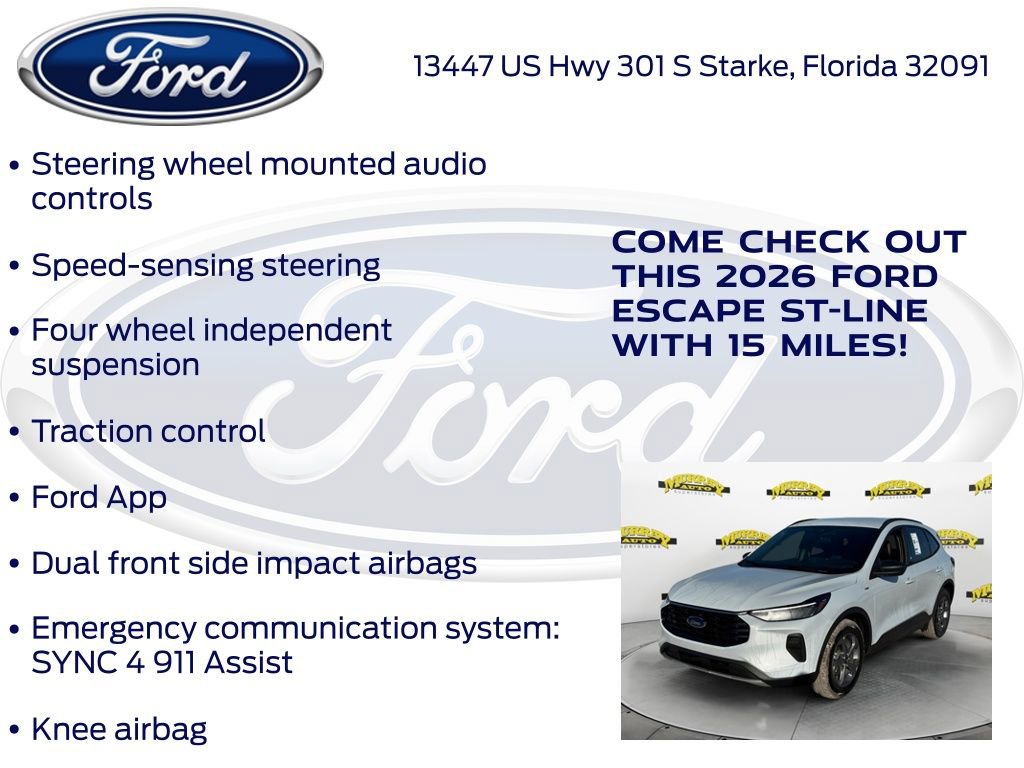 New 2026 Ford Escape ST-Line w/ Tech Pack #1 FWD image 25