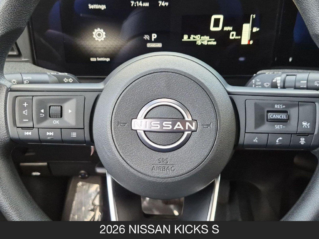 Certified 2026 Nissan Kicks S FWD image 12