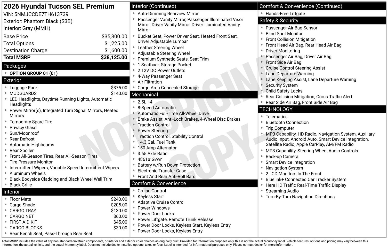 Certified 2026 Hyundai Tucson SEL AWD/4WD image 31