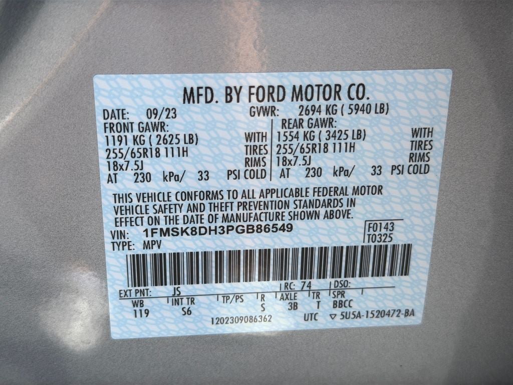Used 2023 Ford Explorer XLT w/ Equipment Group 202A AWD/4WD image 36