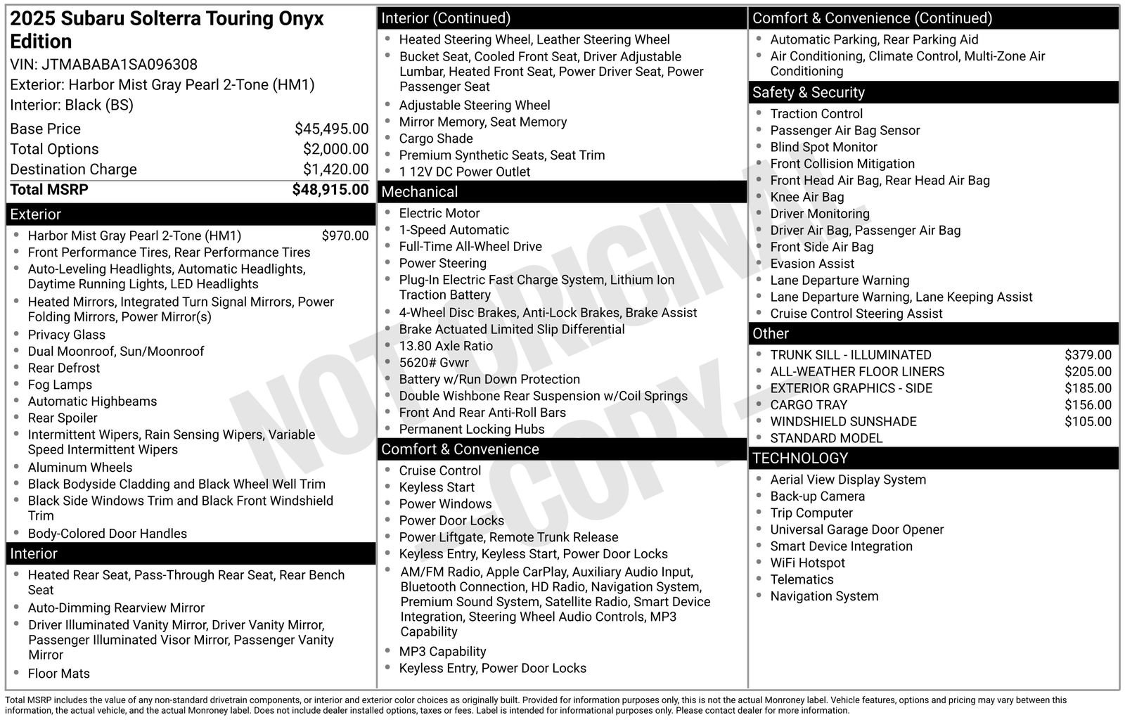 Certified 2025 Subaru Solterra Touring image 34