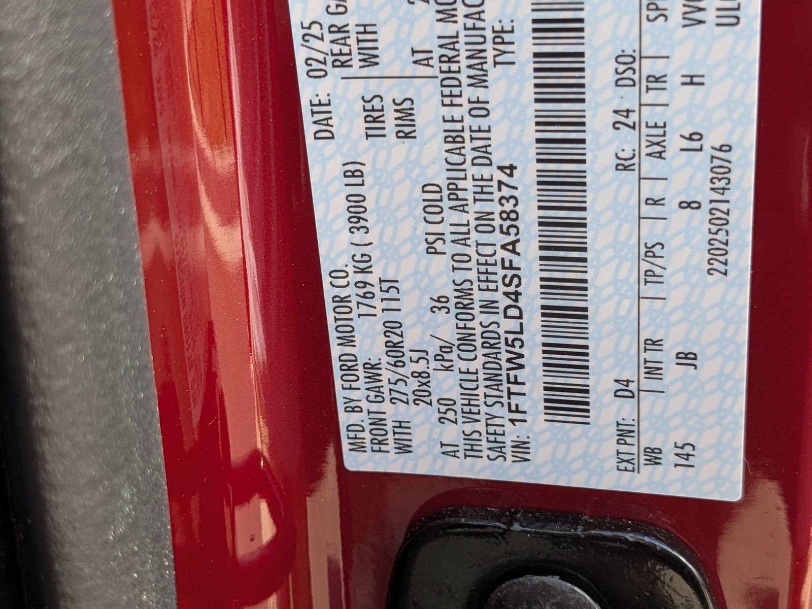 Used 2025 Ford F150 Lariat w/ Equipment Group 502A High image 20