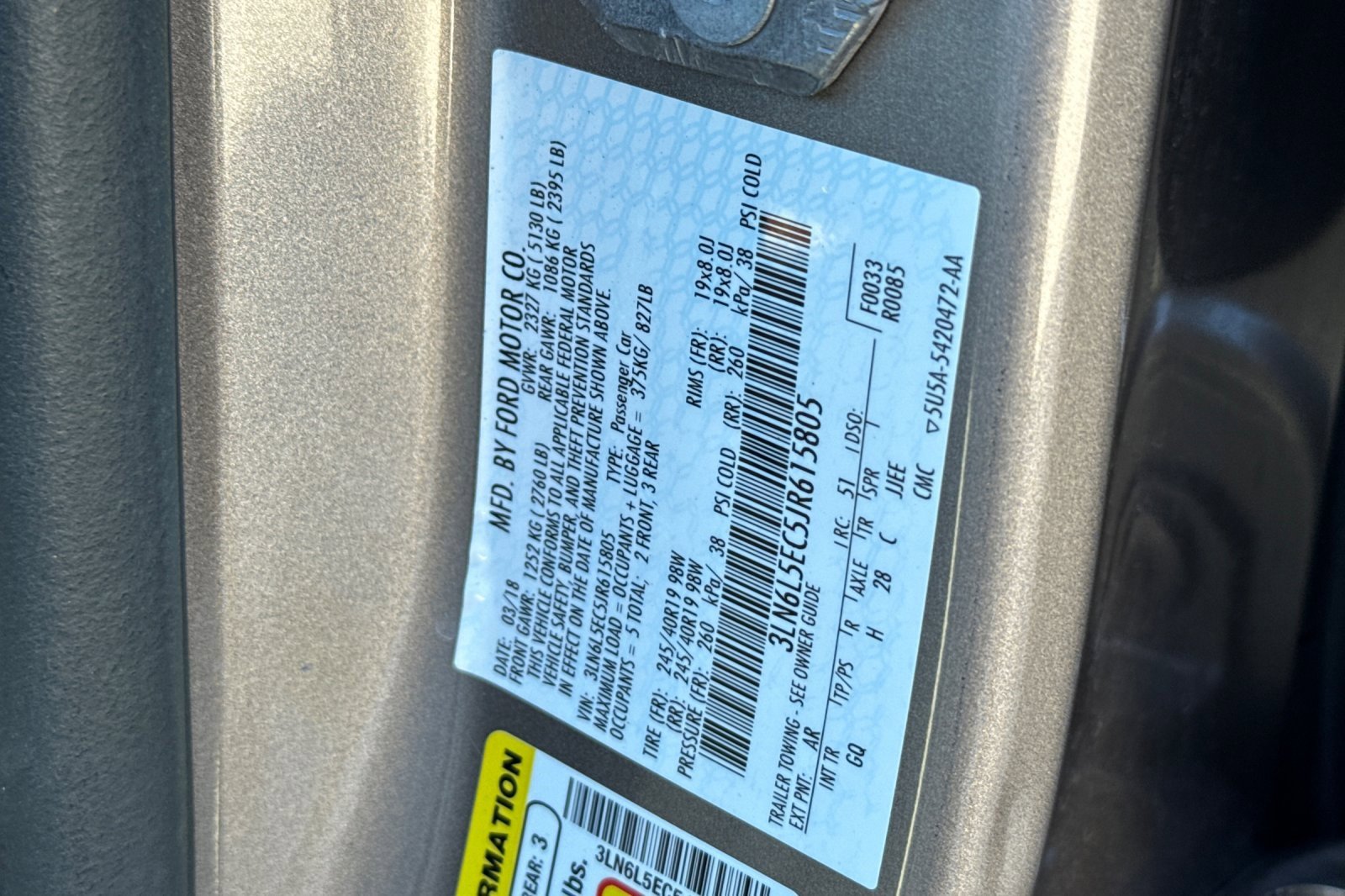 Used 2018 Lincoln MKZ Reserve w/ Luxury Package image 29