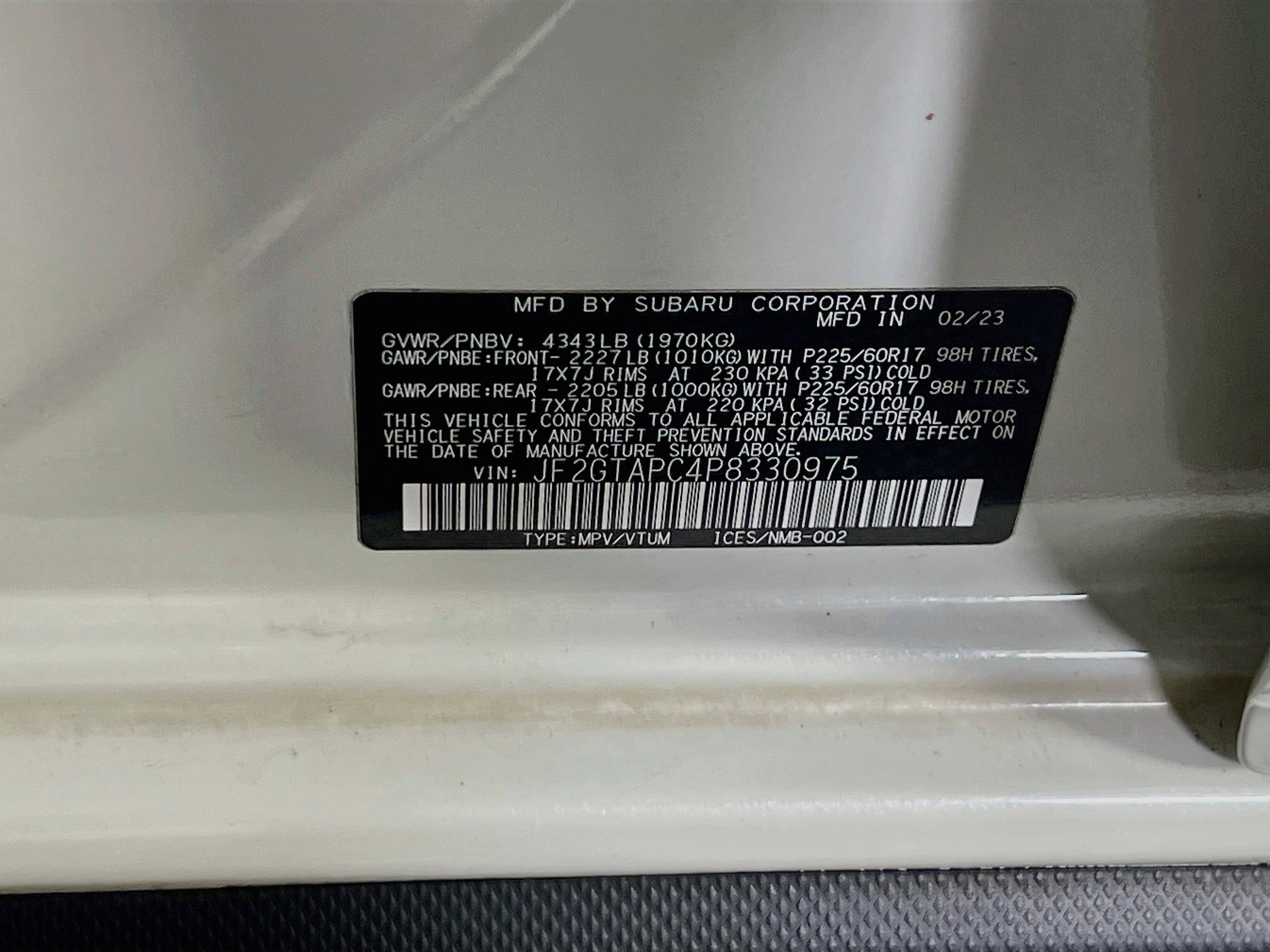Used 2023 Subaru Crosstrek 2.0i Premium AWD/4WD image 30