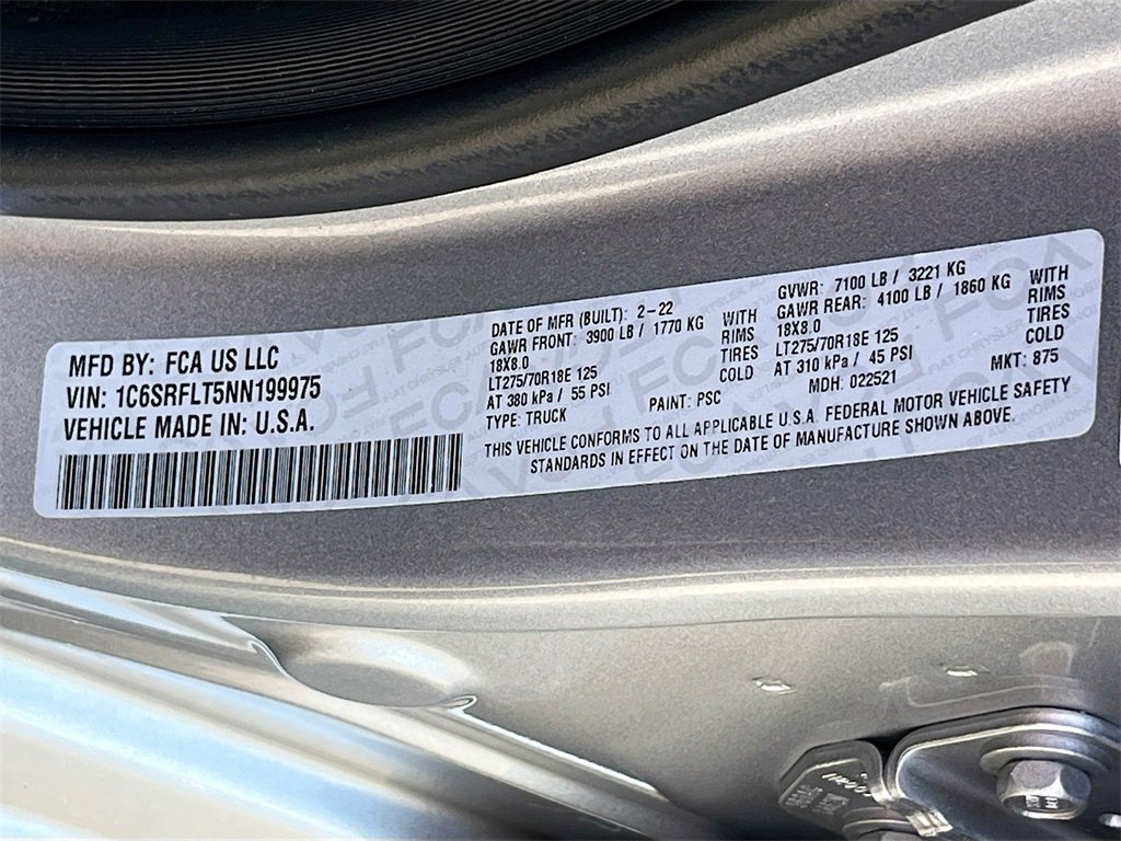 Used 2022 RAM 1500 Rebel w/ Rebel Level 1 Equipment Group image 32