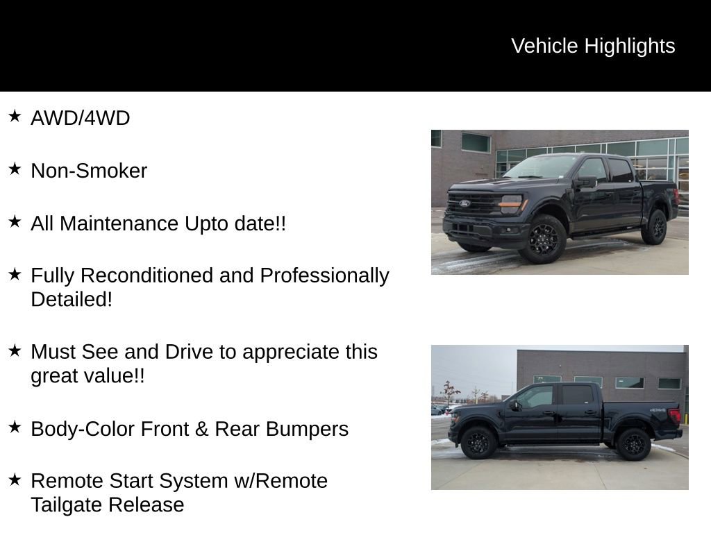 Used 2024 Ford F150 XLT w/ Equipment Group 302A MID image 26