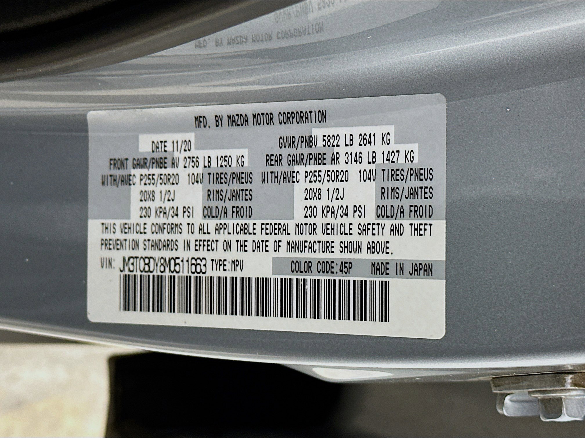 Used 2021 MAZDA CX-9 Grand Touring AWD/4WD image 12