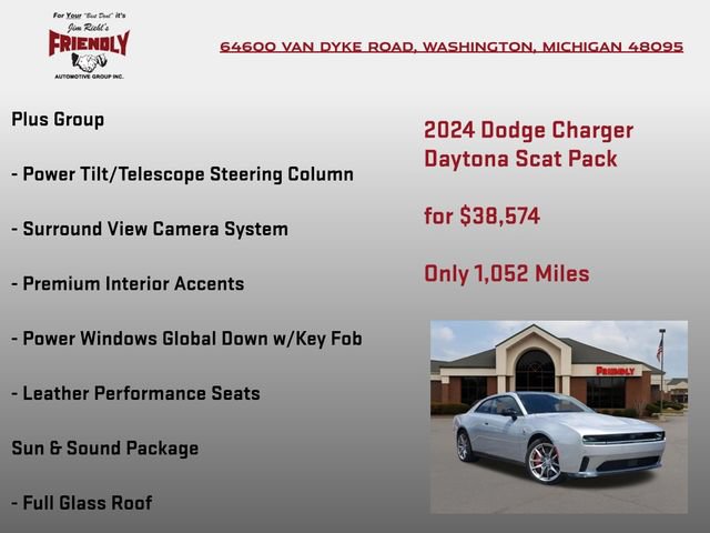 Used 2024 Dodge Charger Daytona Scat Pack w/ Plus Group AWD/4WD image 20