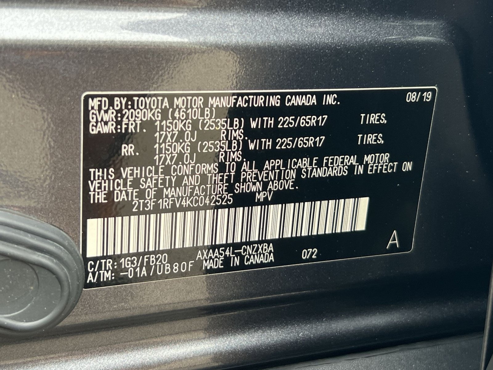 Used 2019 Toyota RAV4 LE AWD/4WD image 30