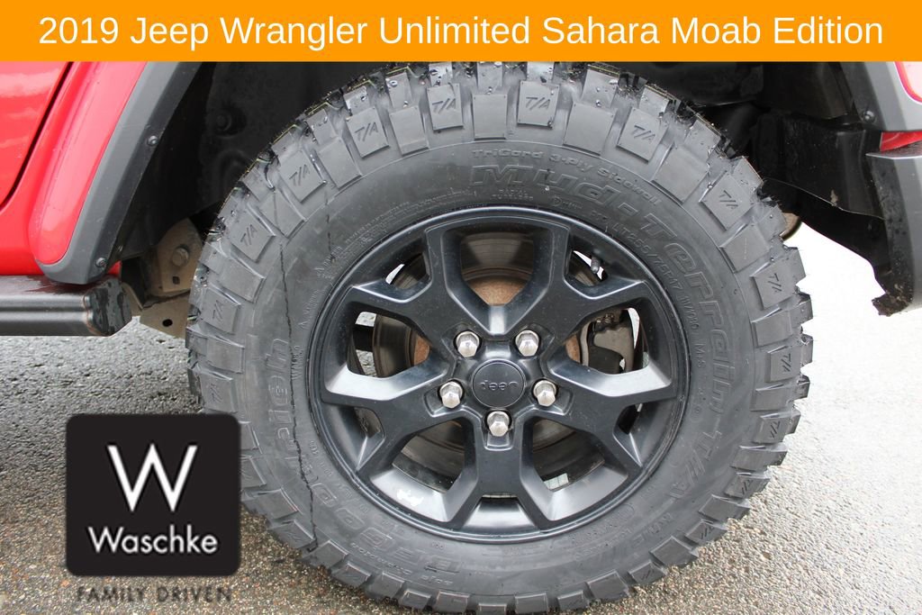 Used 2019 Jeep Wrangler Unlimited Sahara w/ Quick Order Package 24M Moab image 12
