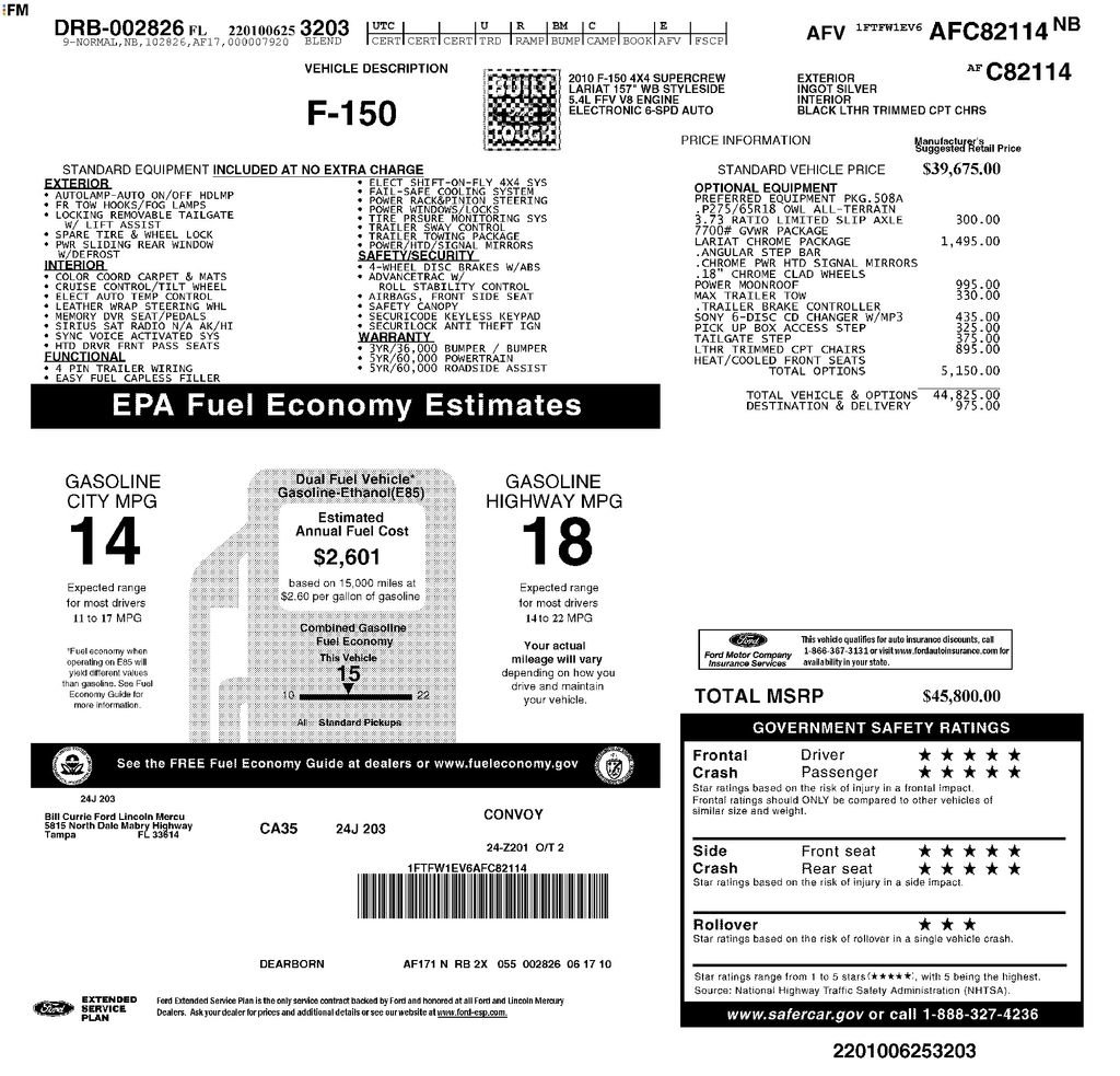 Used 2010 Ford F150 Lariat AWD/4WD image 7