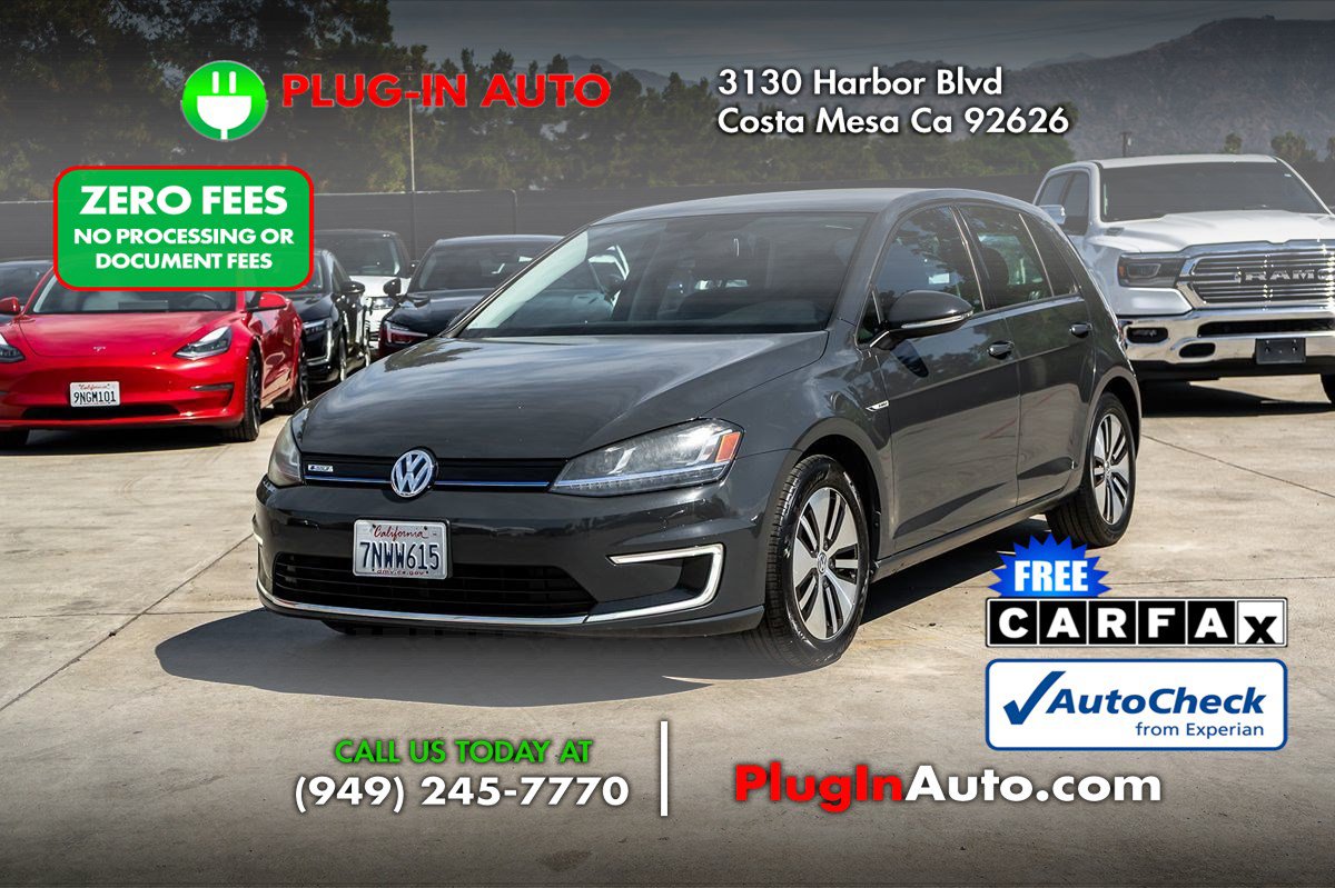 Used 2016 Volkswagen e-Golf SEL Premium FWD image 1