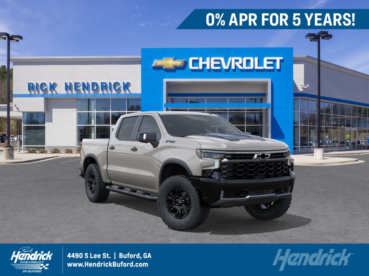 New 2026 Chevrolet Silverado 1500 ZR2 w/ Dark Appearance Package AWD/4WD image 1