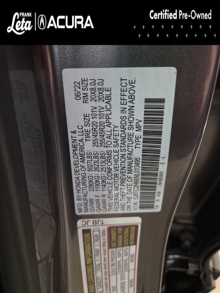 Certified 2022 Acura RDX A-Spec image 27