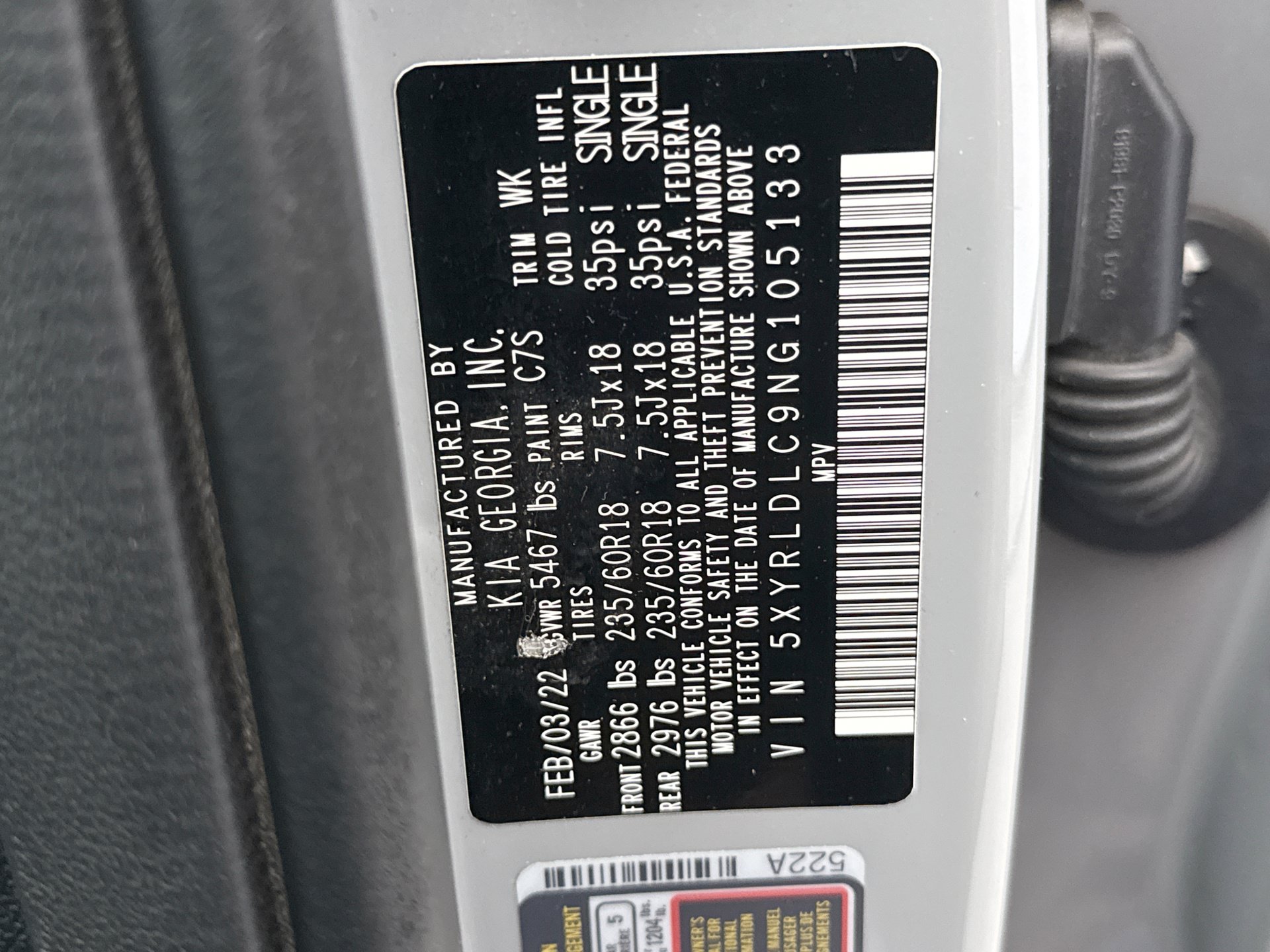 Used 2022 Kia Sorento S w/ Panoramic Sunroof Package AWD/4WD image 21