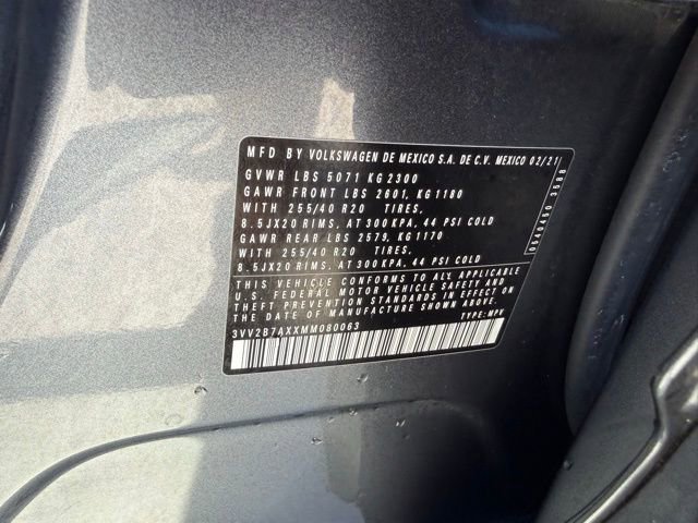 Used 2021 Volkswagen Tiguan SE R-Line AWD/4WD image 15