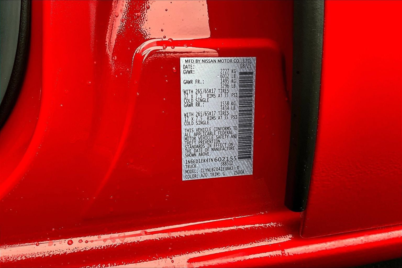 New 2026 Nissan Frontier SV image 8