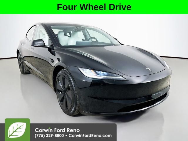 Used 2025 Tesla Model 3 Long Range AWD/4WD image 1