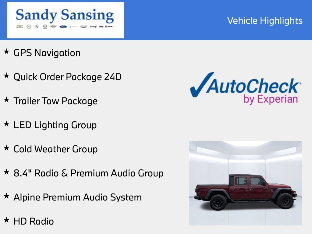 Used 2021 Jeep Gladiator Mojave AWD/4WD image 7