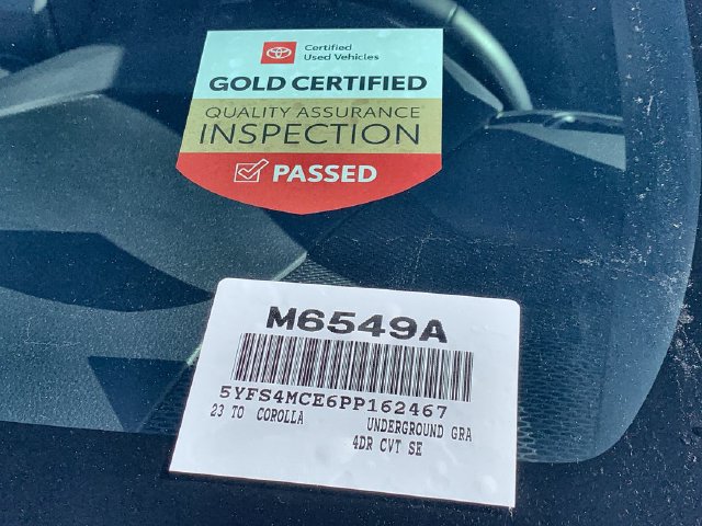Certified 2023 Toyota Corolla SE FWD image 47