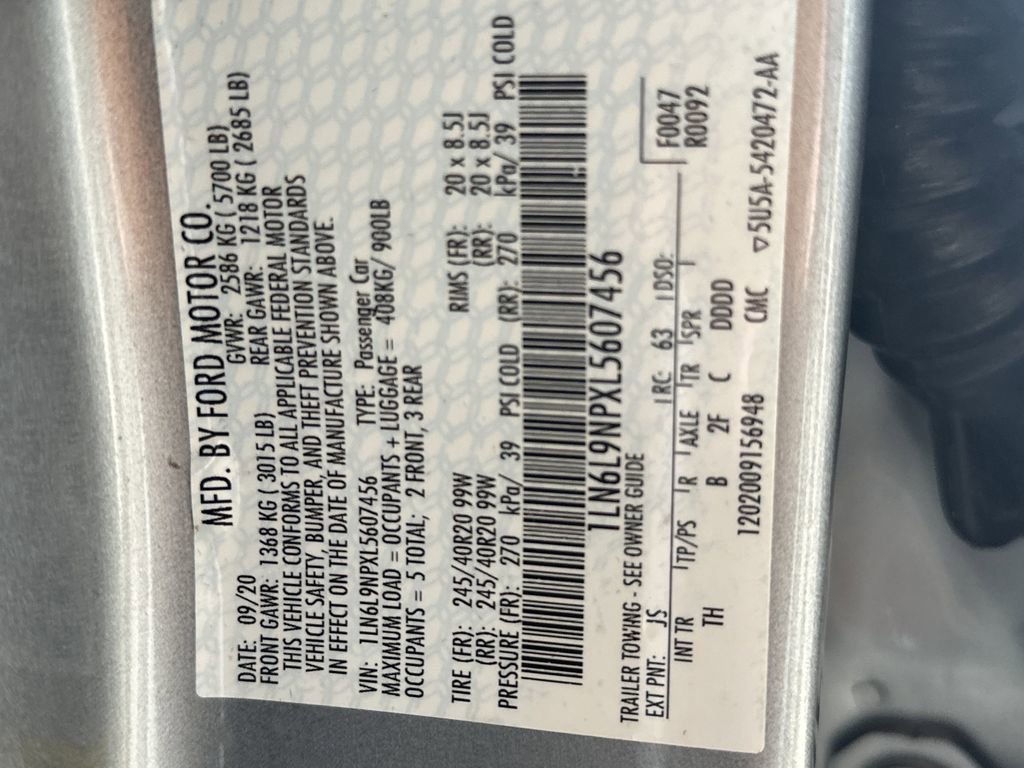 Used 2020 Lincoln Continental Reserve w/ Luxury Package image 38