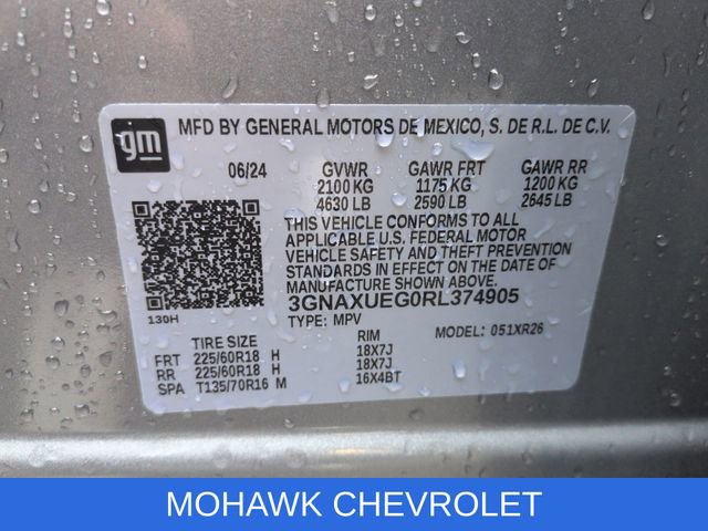 Certified 2024 Chevrolet Equinox LT AWD/4WD image 34