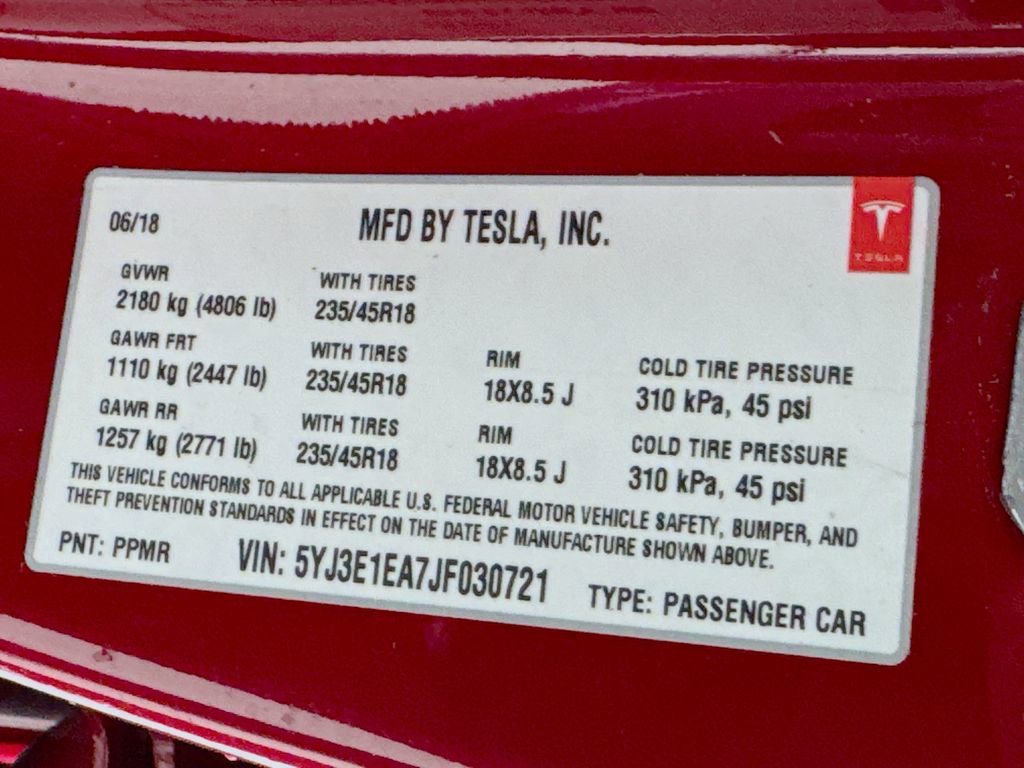 Used 2018 Tesla Model 3 Long Range image 52
