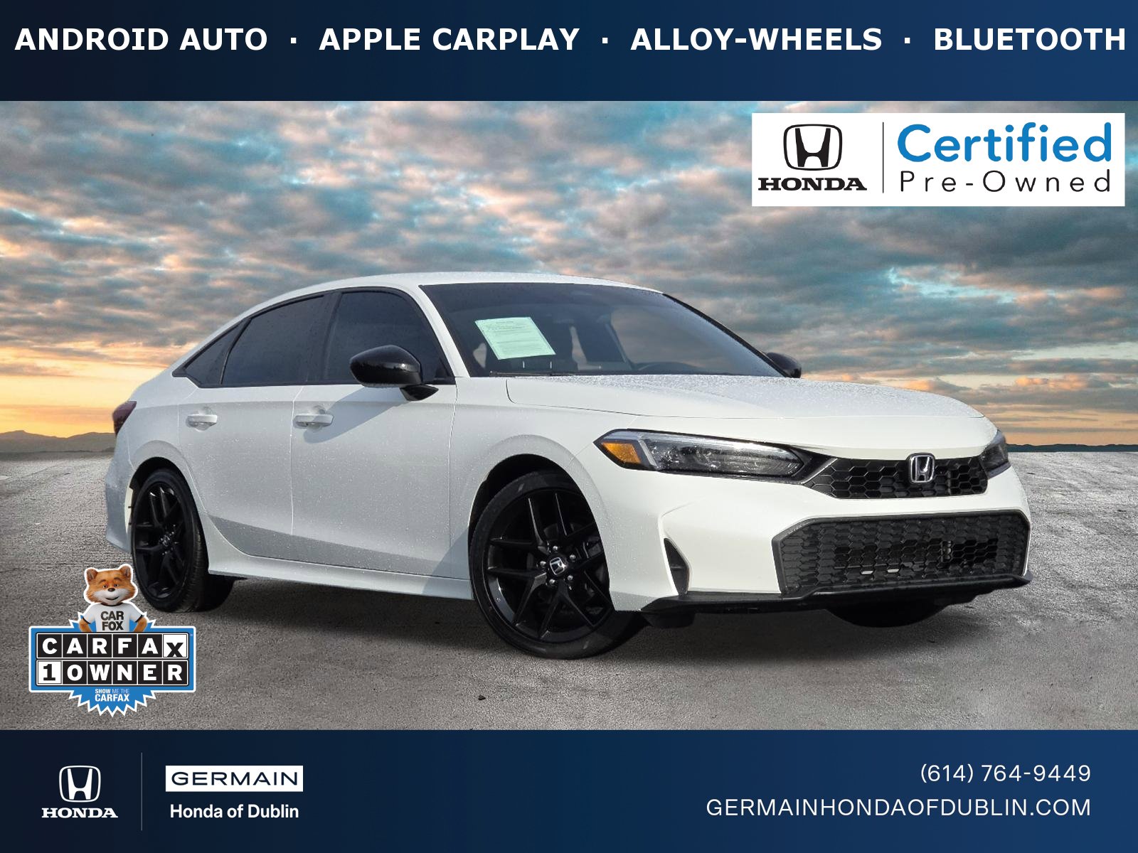 Certified 2025 Honda Civic Sport