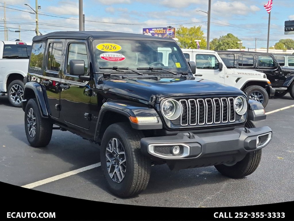 Certified 2026 Jeep Wrangler Unlimited Sahara