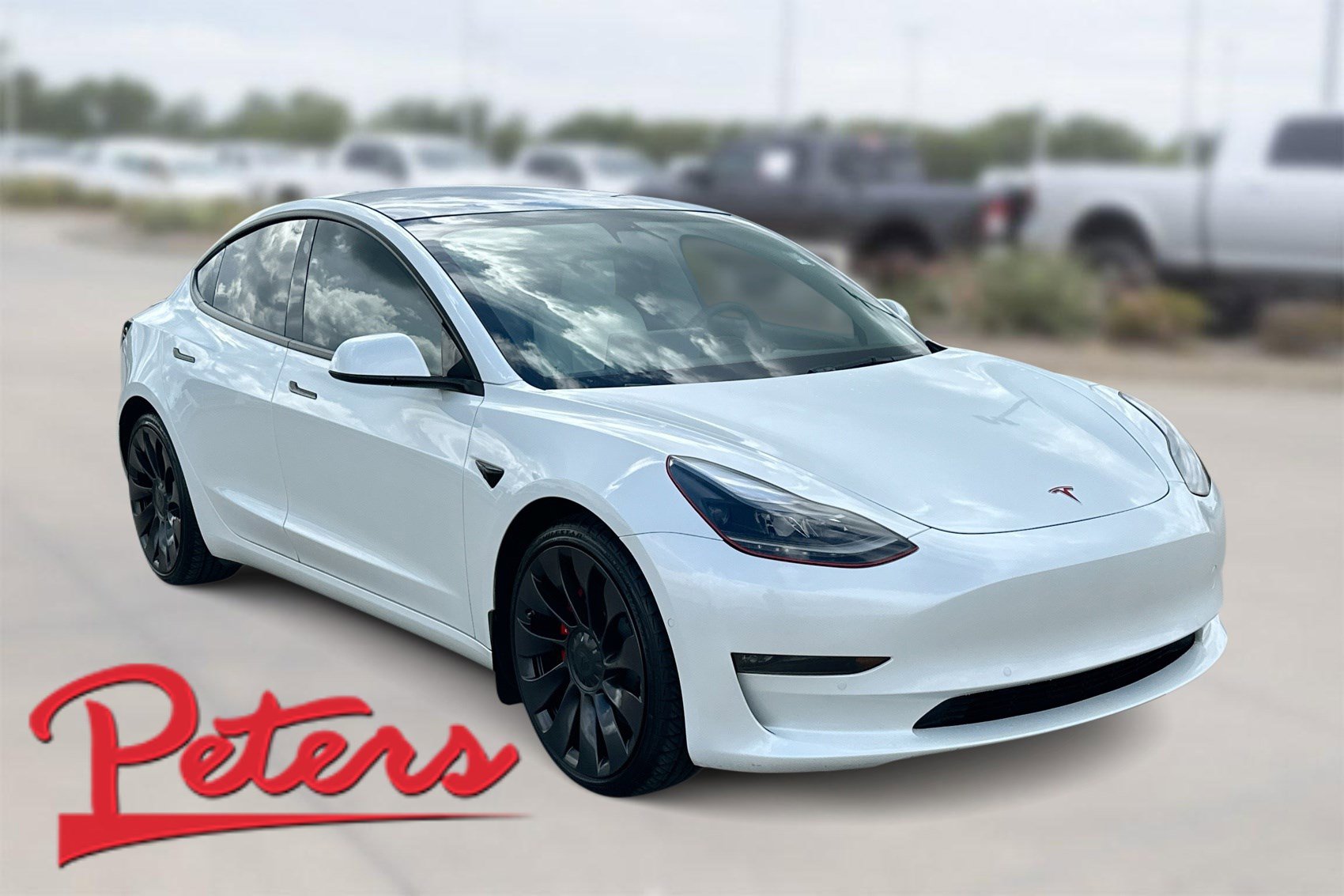 Used 2021 Tesla Model 3 Performance AWD/4WD image 1