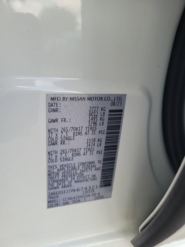 Certified 2023 Nissan Frontier Pro-X w/ Pro-X Premium Package image 35