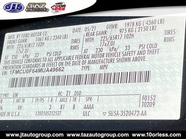 Used 2021 Ford Escape S FWD image 19