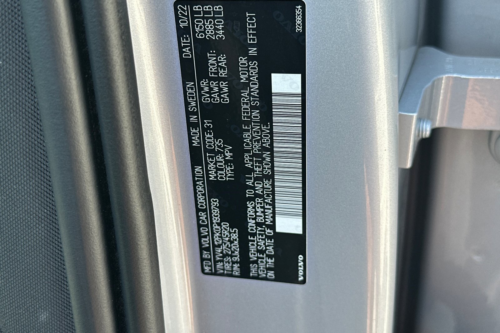 Certified 2023 Volvo XC90 B5 Core image 36