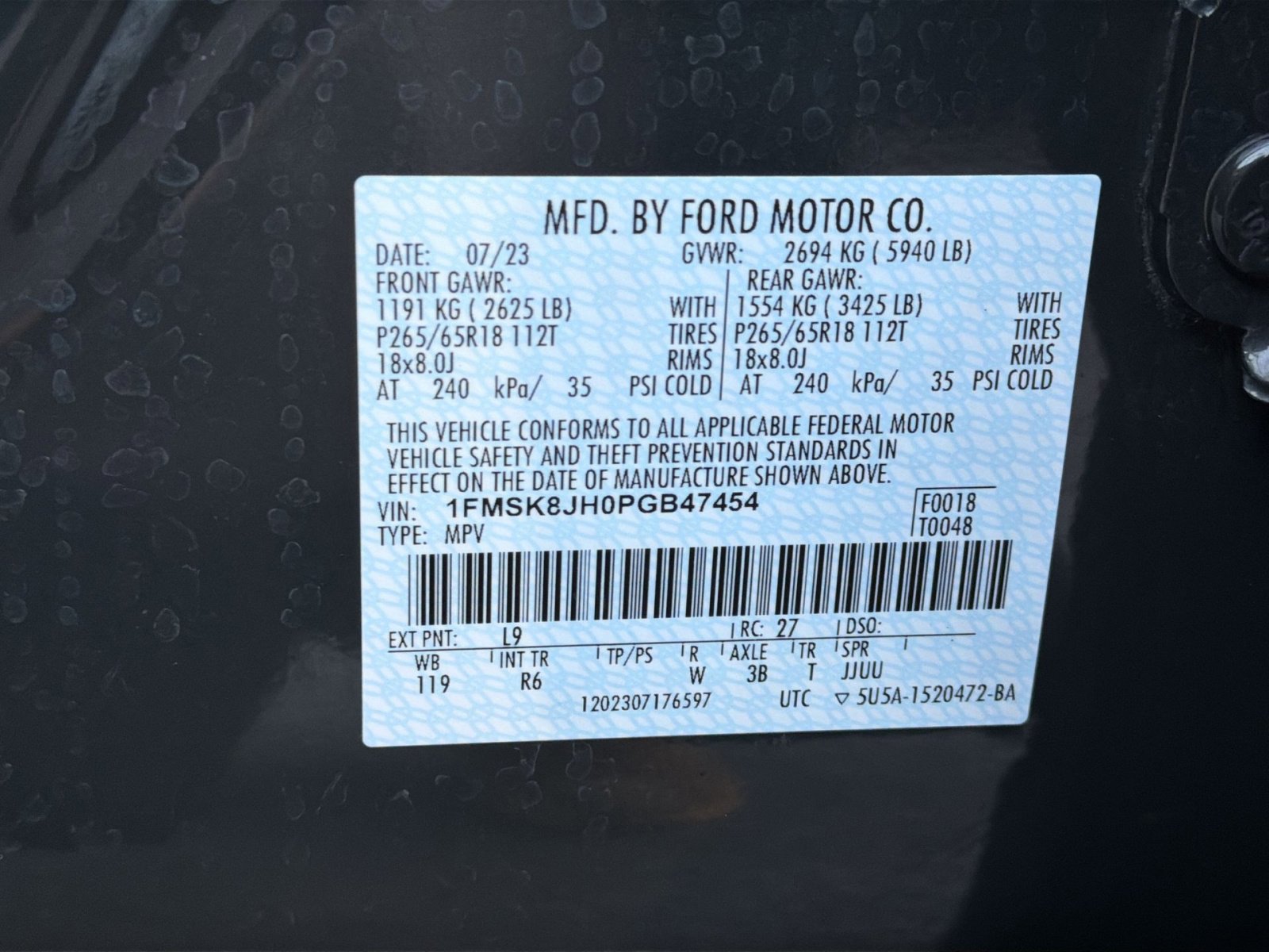 Used 2023 Ford Explorer Timberline w/ Timberline Technology Package image 30