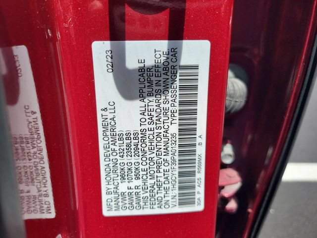 Certified 2023 Honda Accord EX image 43