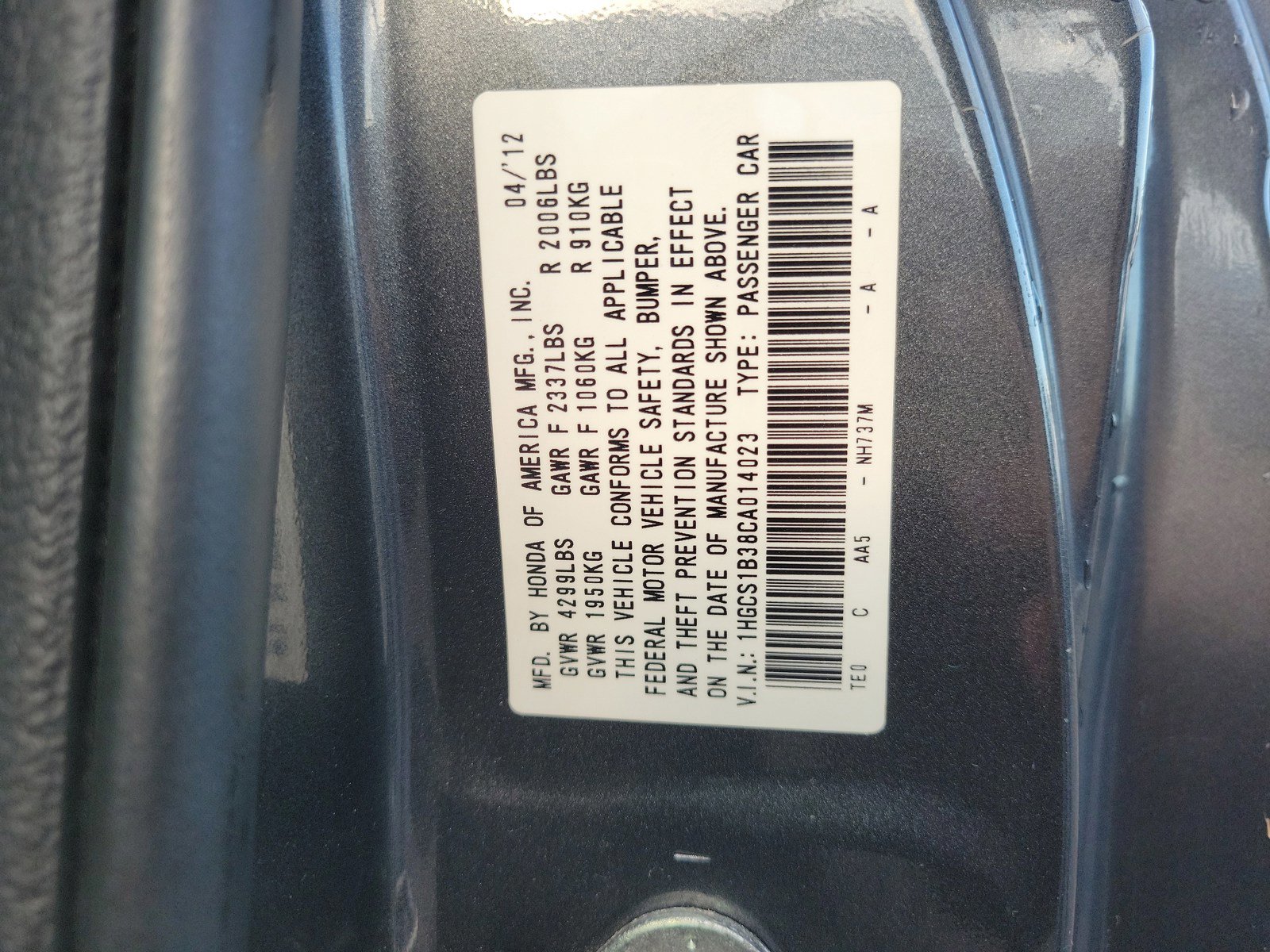 Used 2012 Honda Accord LX-S image 29