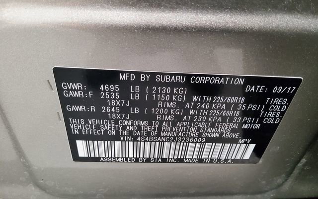 Used 2018 Subaru Outback 2.5i Limited AWD/4WD image 38
