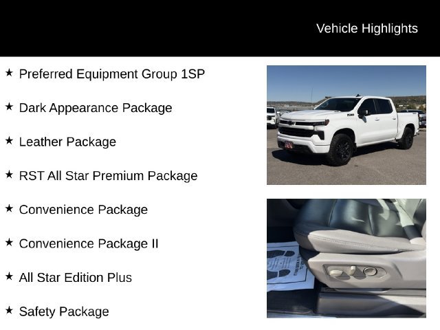 Used 2025 Chevrolet Silverado 1500 RST w/ RST All Star Premium Package AWD/4WD image 8