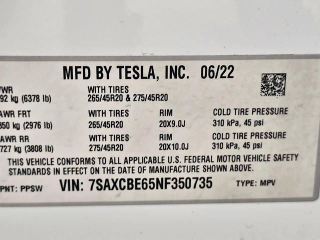Used 2022 Tesla Model X Plaid AWD/4WD image 33