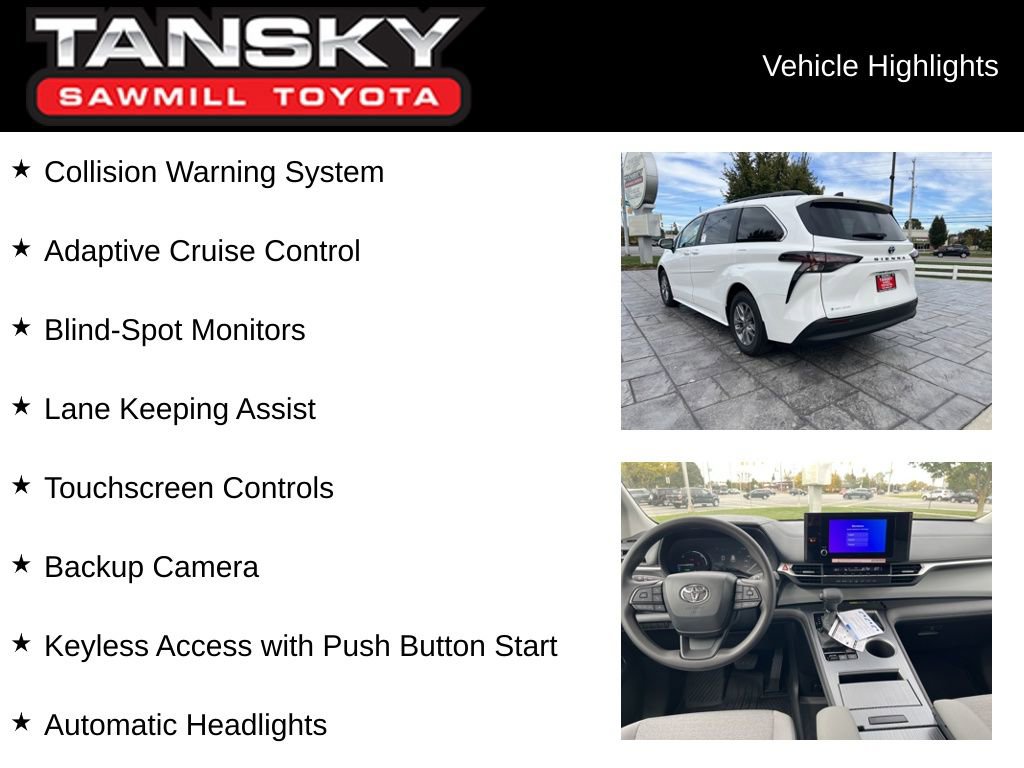 New 2025 Toyota Sienna LE image 9