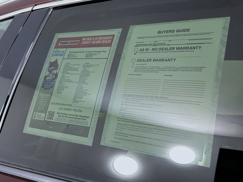 Certified 2024 MAZDA CX-90 3.3 Turbo S w/ Premium Plus image 12