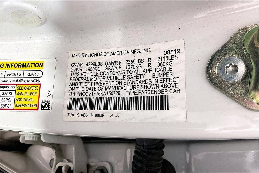 Used 2019 Honda Accord LX image 32