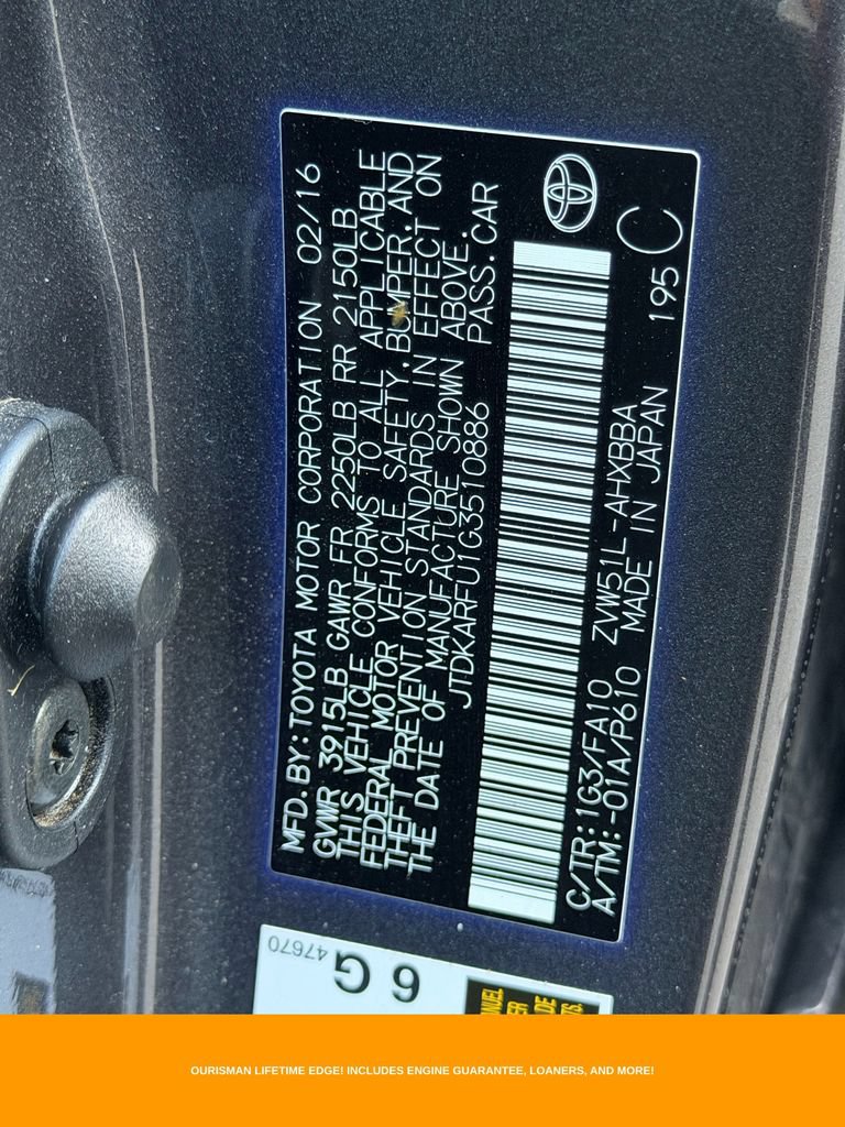 Used 2016 Toyota Prius Two FWD image 29