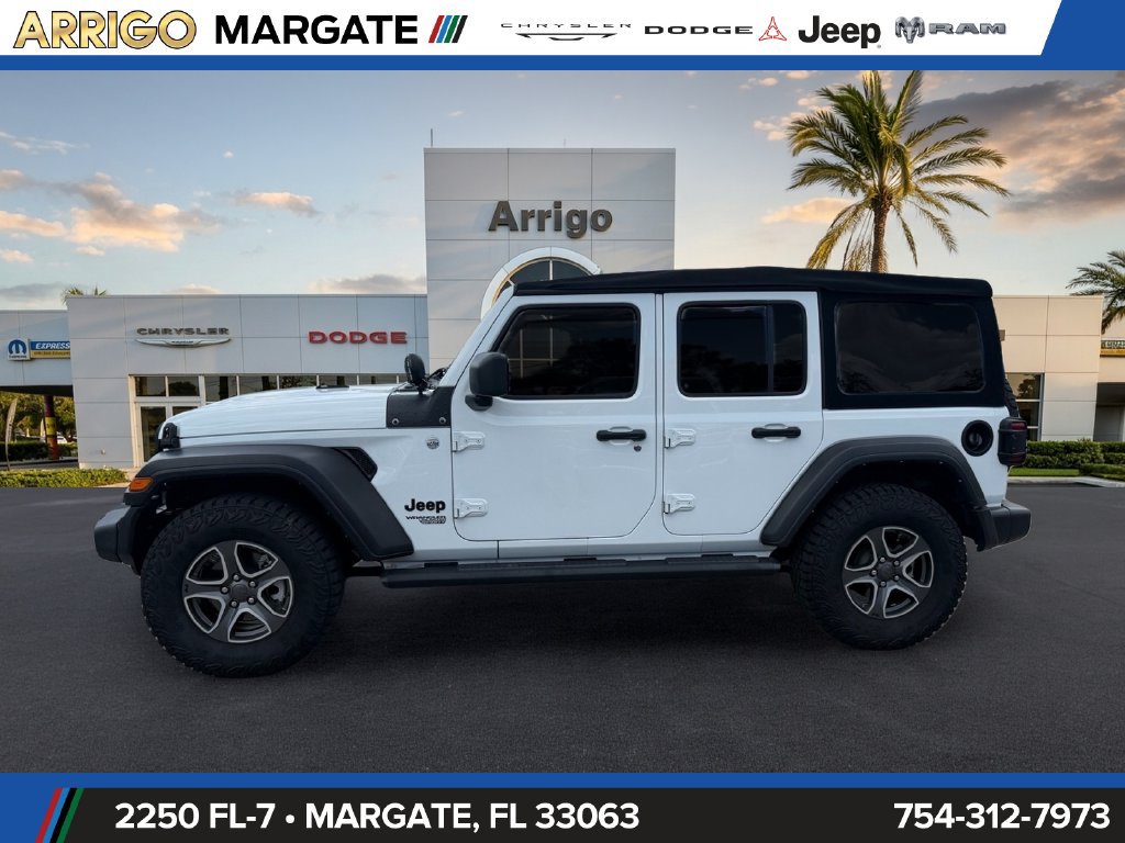 Certified 2021 Jeep Wrangler Unlimited Sport AWD/4WD image 4