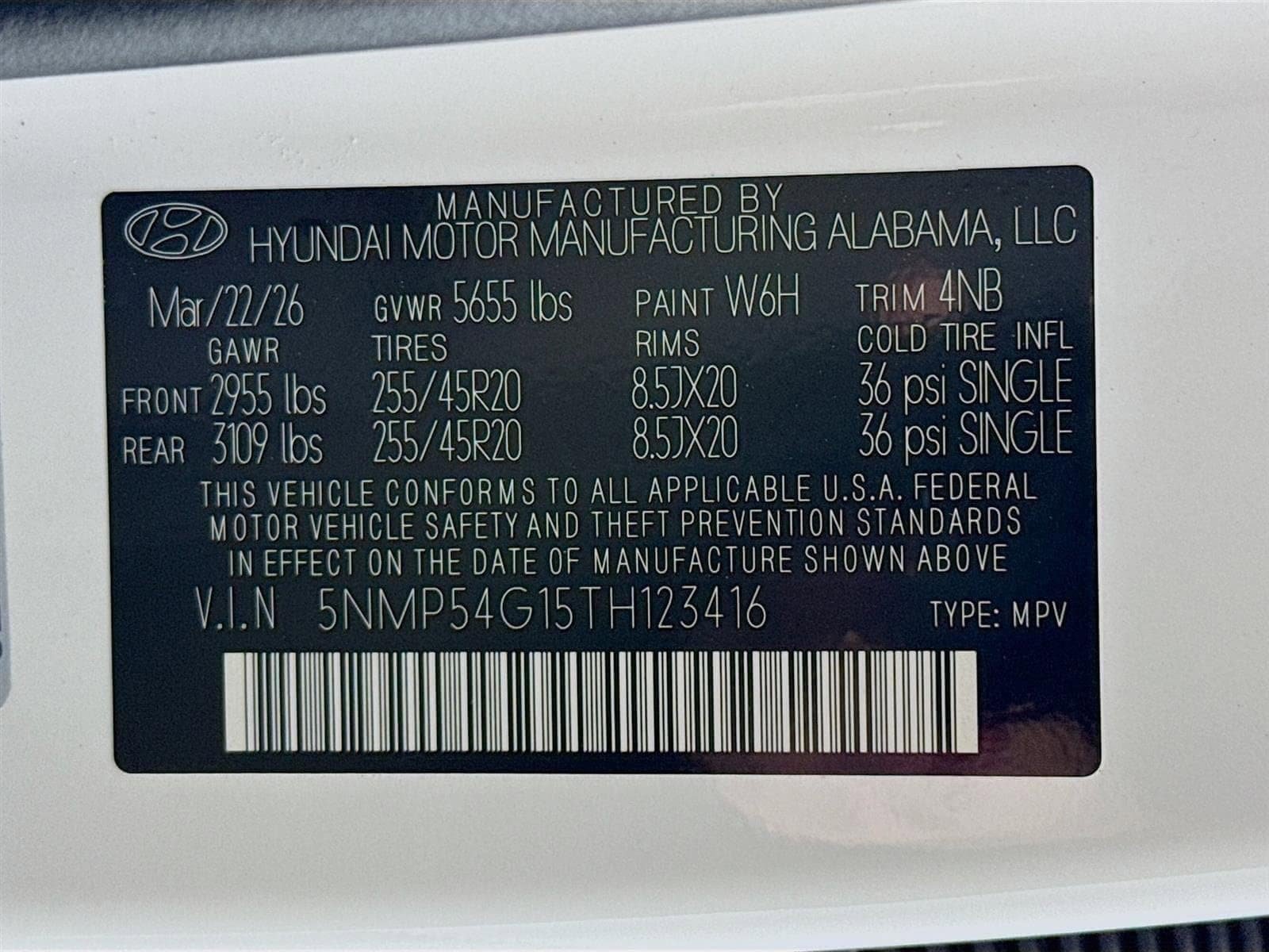 New 2026 Hyundai Santa Fe Calligraphy FWD image 34